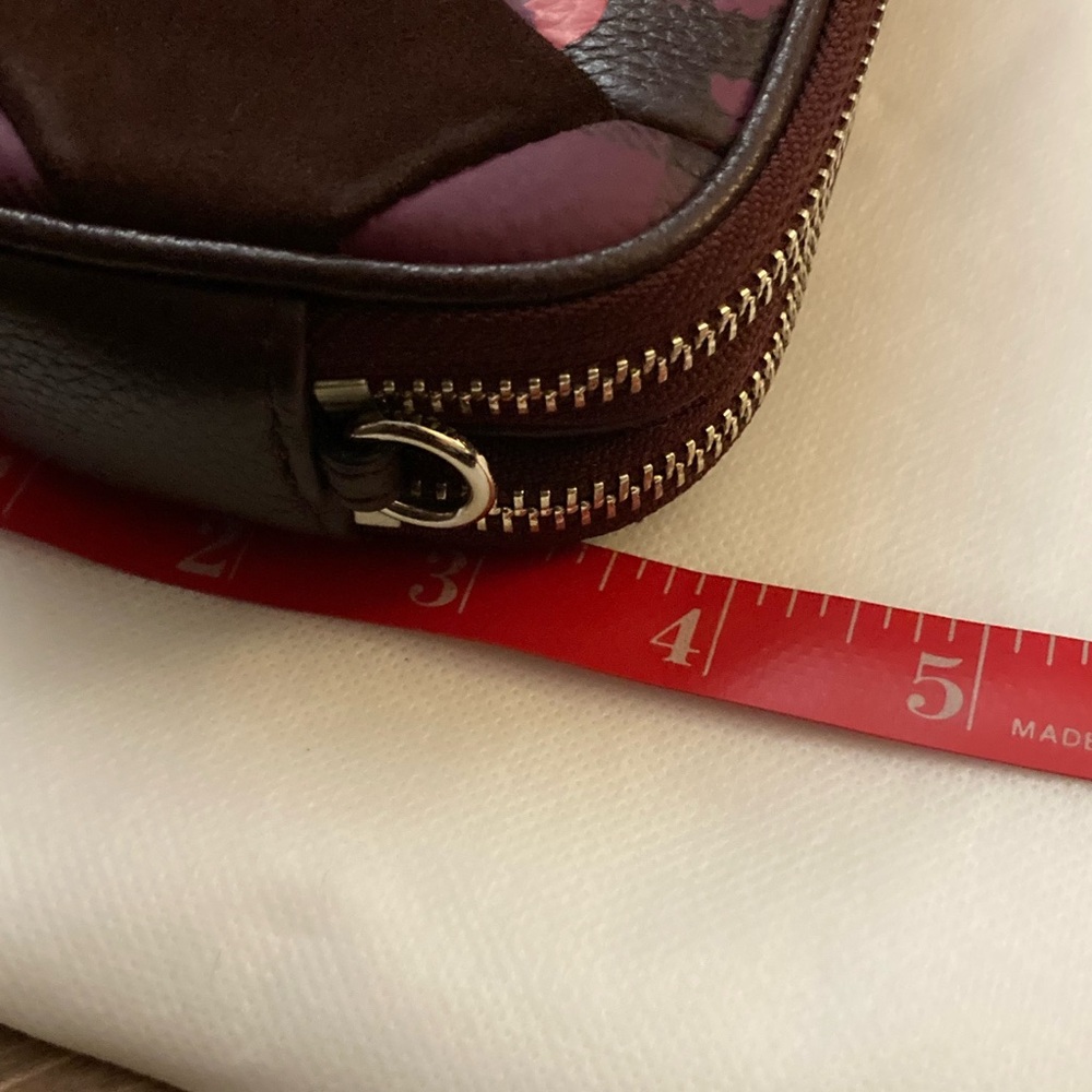 2015 Coach Oxblood Patchwork Crossbody Bag - Picture 12 of 13